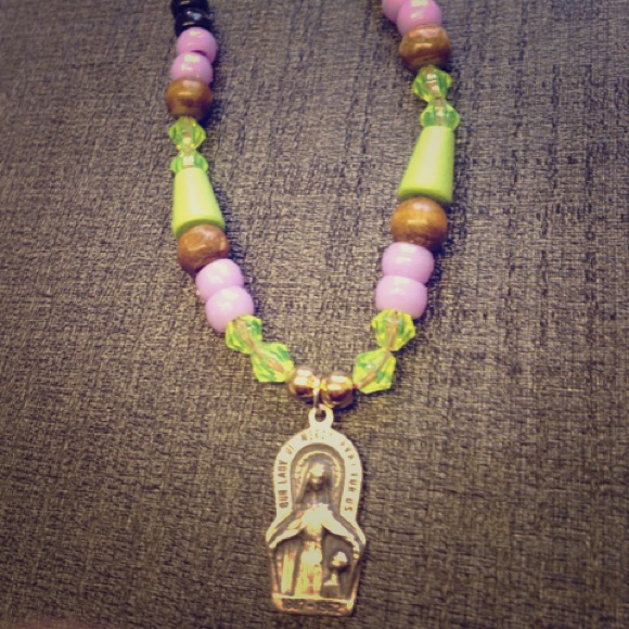 Lady Of Mercy Beaded Necklace